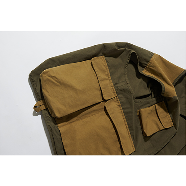 Front pocket design jacket E3020