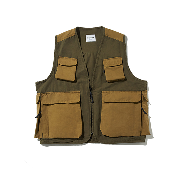 Front pocket design jacket E3020