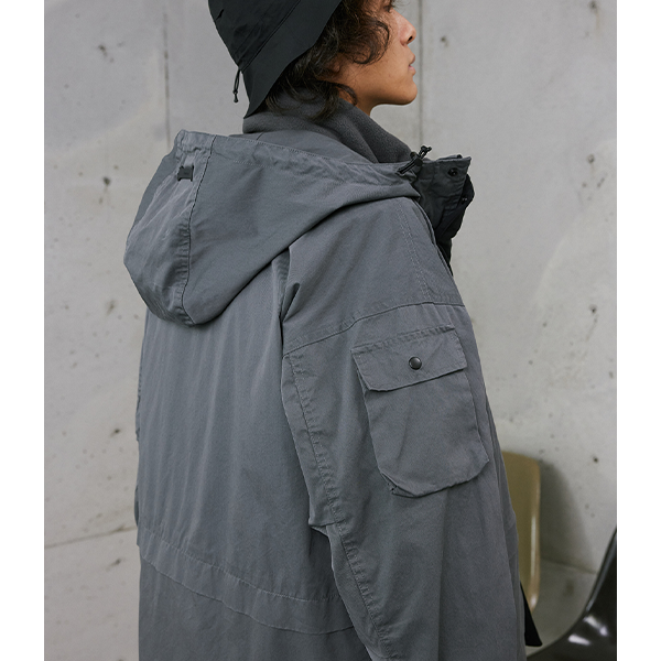 Front pocket design jacket E3022