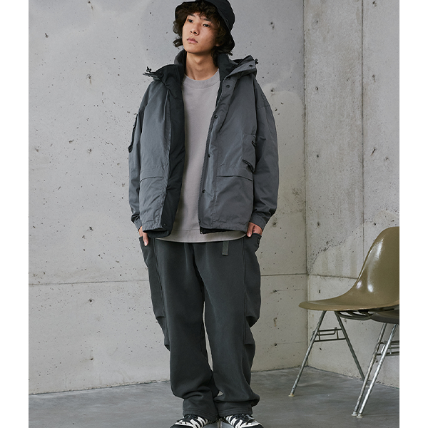 Front pocket design jacket E3022