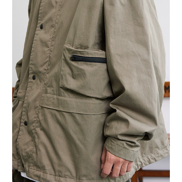 Front pocket design jacket E3022