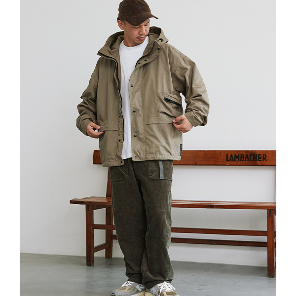 Front pocket design jacket E3022