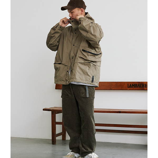 Front pocket design jacket E3022