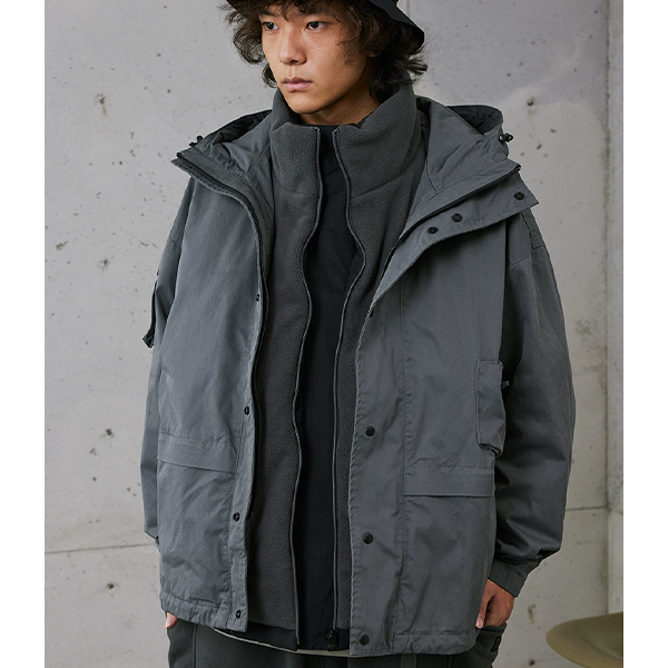 Front pocket design jacket E3022