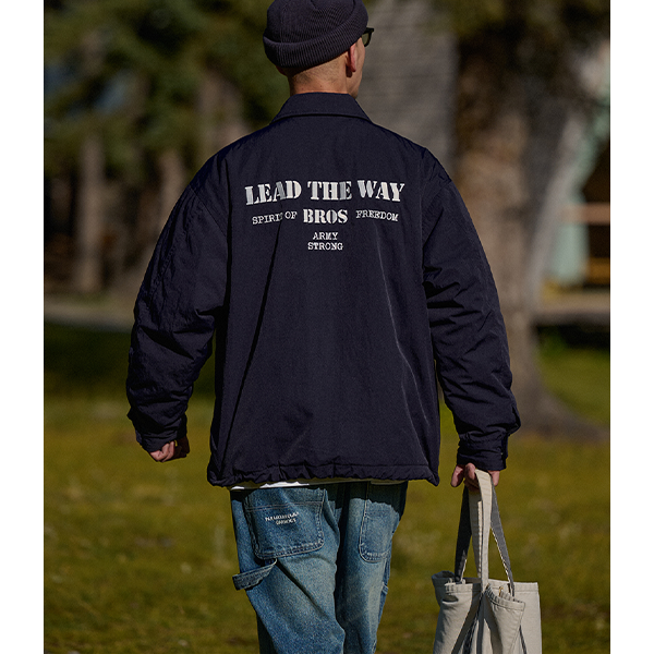Back letter design jacket E3023