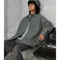 Front pocket design shirt E3024