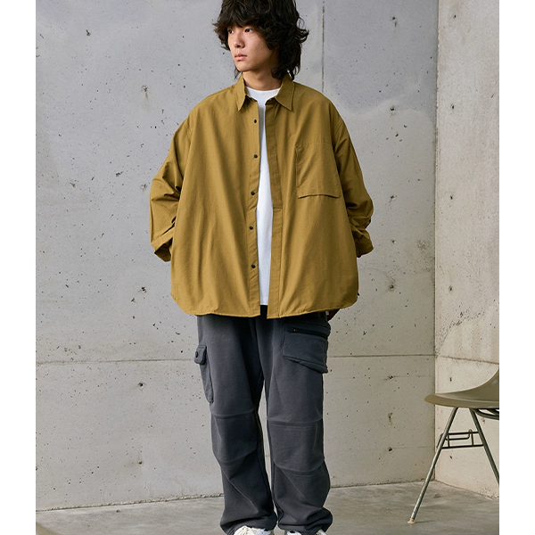 Front pocket design shirt E3024