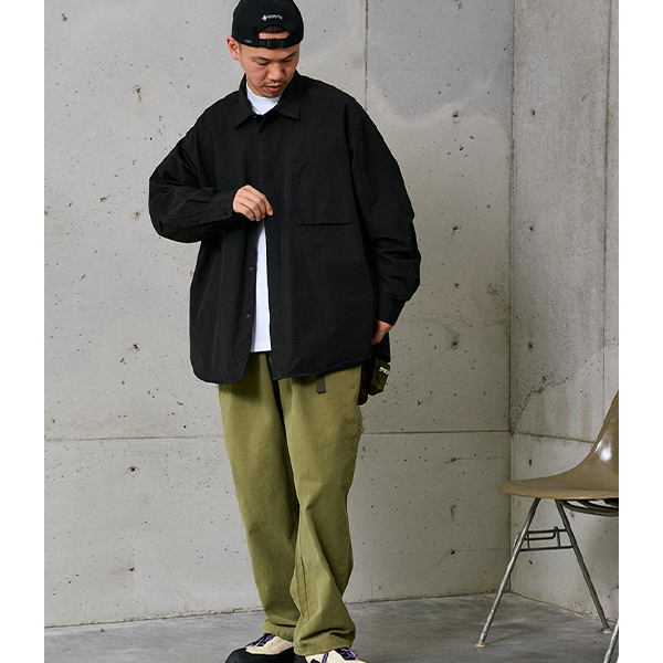 Front pocket design shirt E3024