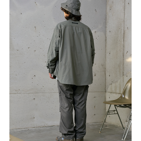 Front pocket design shirt E3024