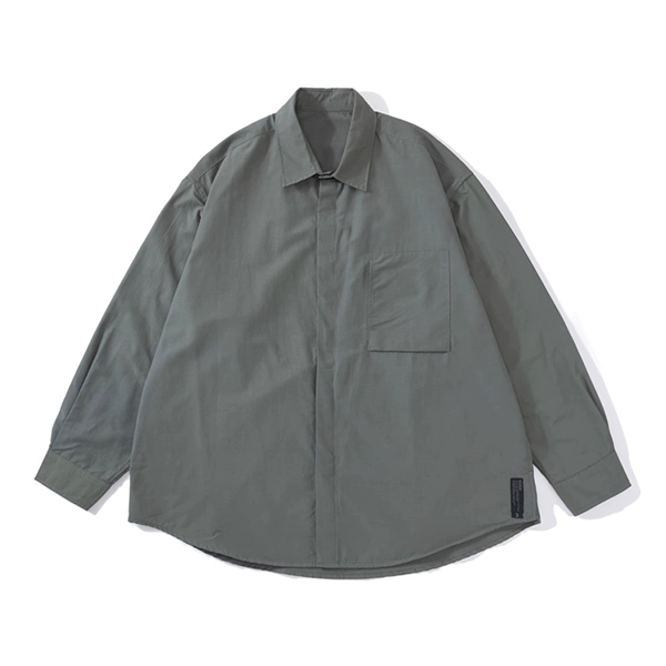 Front pocket design shirt E3024