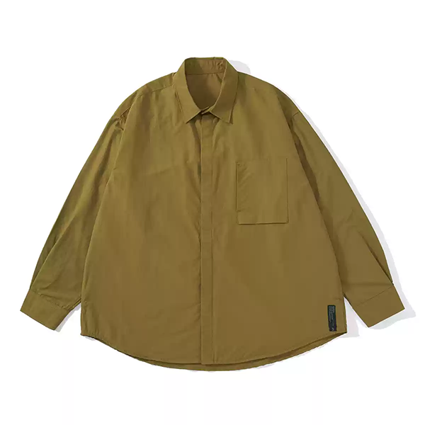Front pocket design shirt E3024