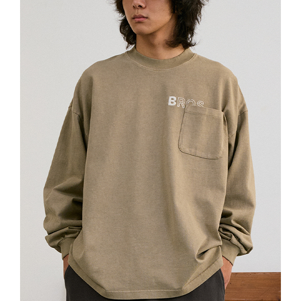 Back pocket design shirt E3025