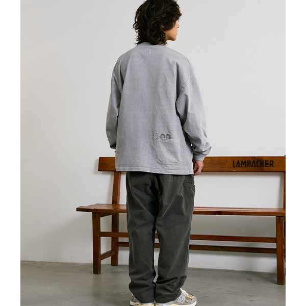 Back pocket design shirt E3025