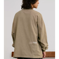 Back pocket design shirt E3025