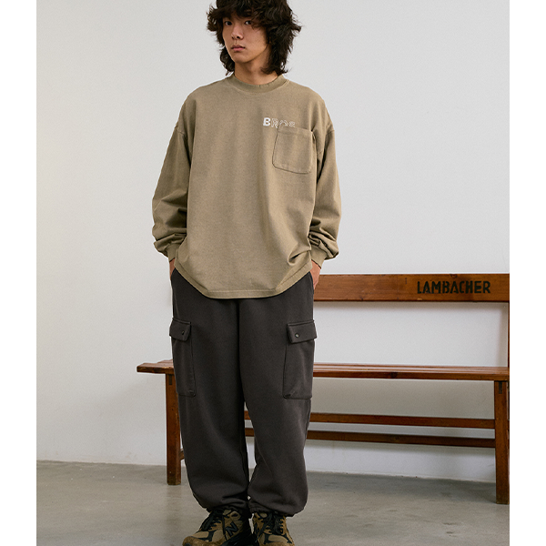 Back pocket design shirt E3025