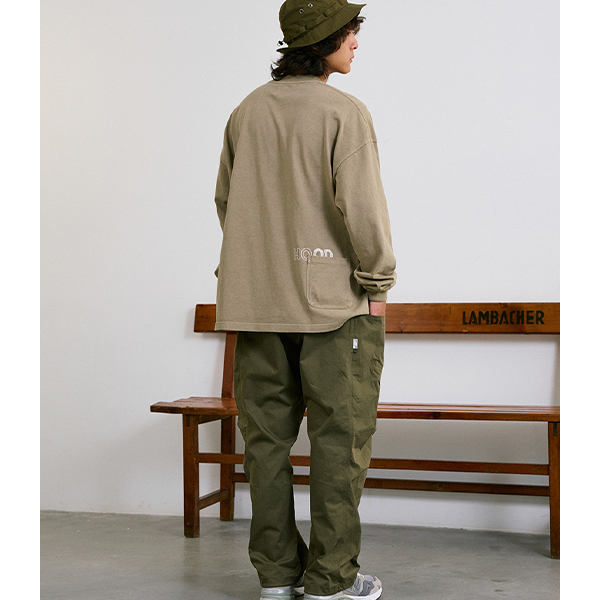 Back pocket design shirt E3025