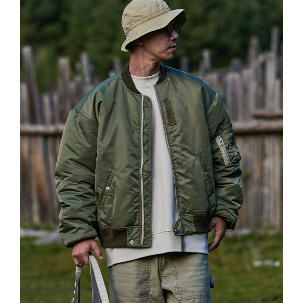 Front pocket design jacket E3027