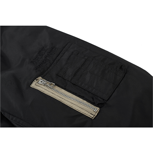 Front pocket design jacket E3027