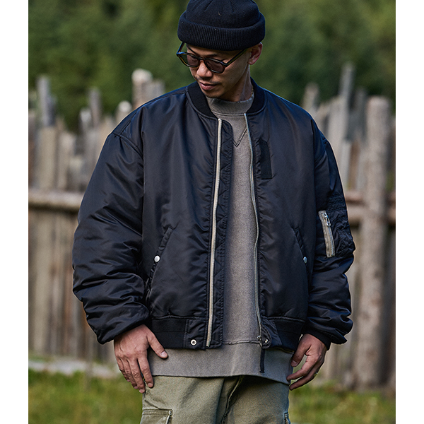 Front pocket design jacket E3027