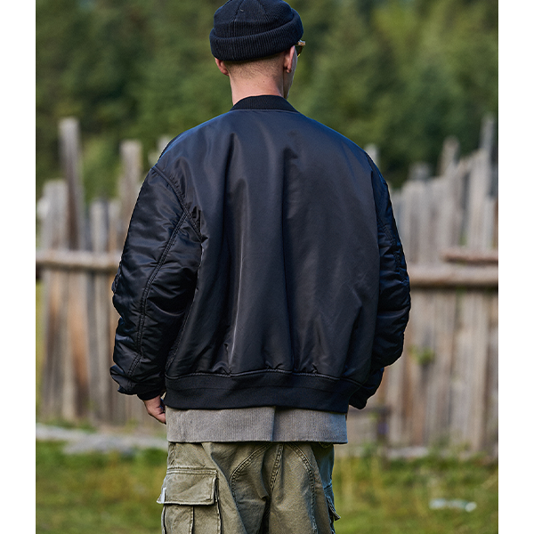Front pocket design jacket E3027