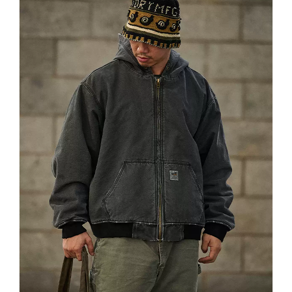 Front pocket design jacket E3029