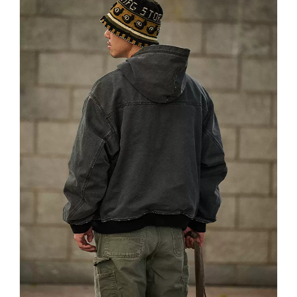 Front pocket design jacket E3029