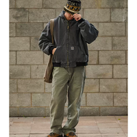 Front pocket design jacket E3029