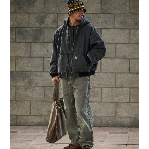 Front pocket design jacket E3029