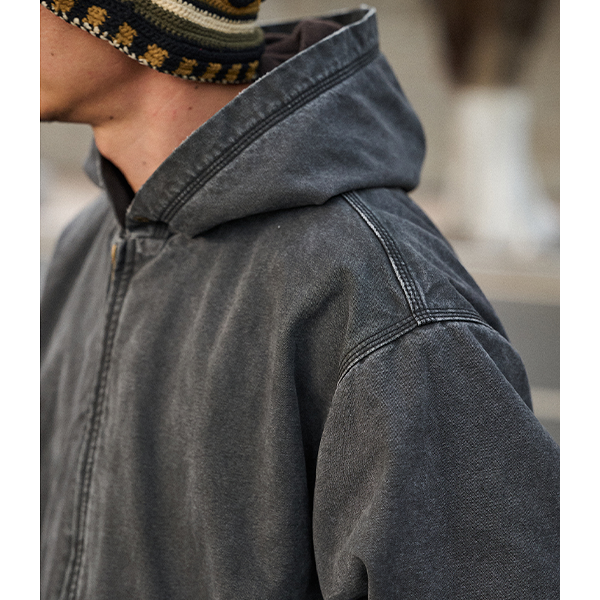 Front pocket design jacket E3029