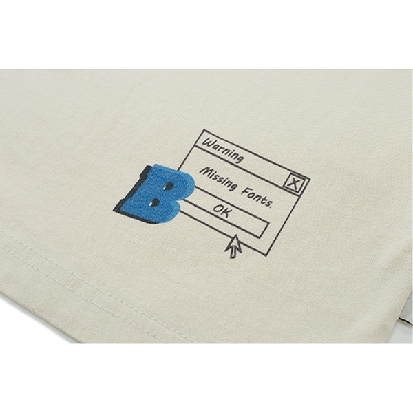 Back logo design L/C Tee E3031