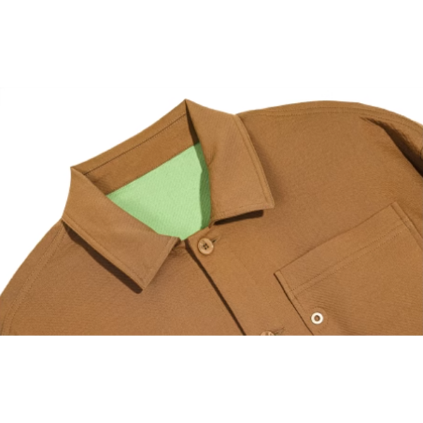Front pocket design shirt E3034