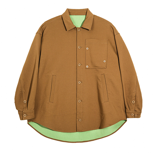 Front pocket design shirt E3034