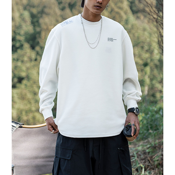 Front letter design sweat E3035