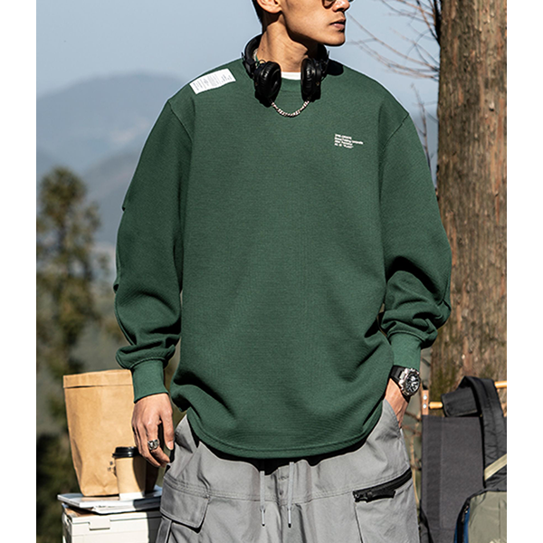 Front letter design sweat E3035
