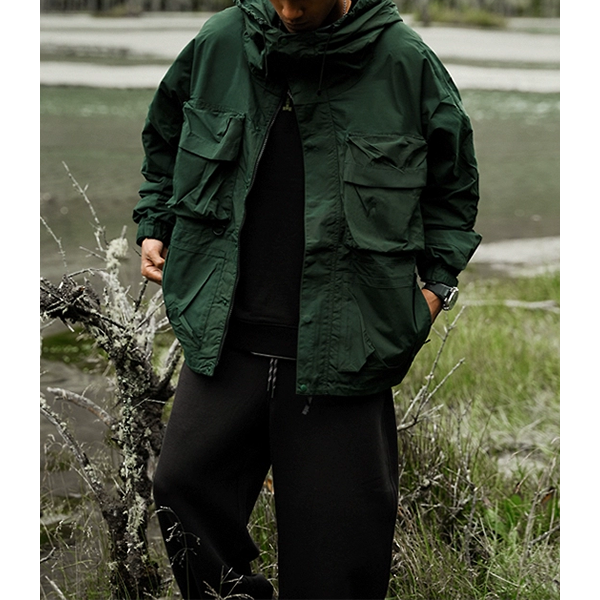 Front pocket design jacket E3036