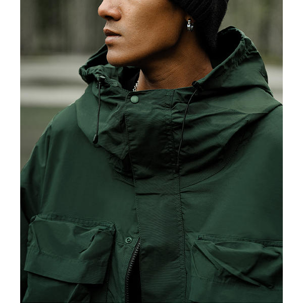 Front pocket design jacket E3036