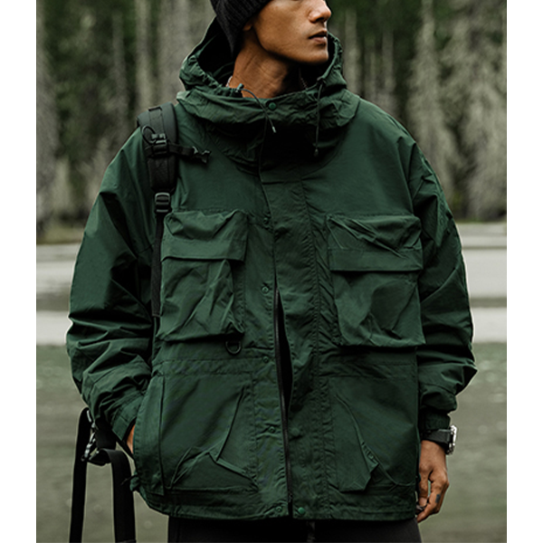 Front pocket design jacket E3036