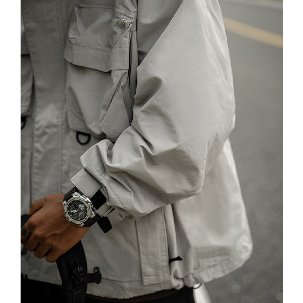 Front pocket design jacket E3036