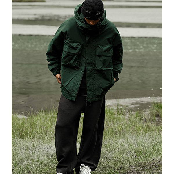 Front pocket design jacket E3036
