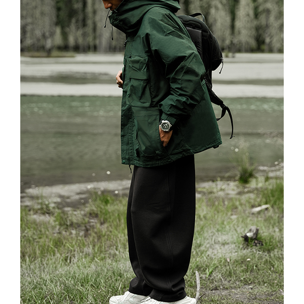 Front pocket design jacket E3036