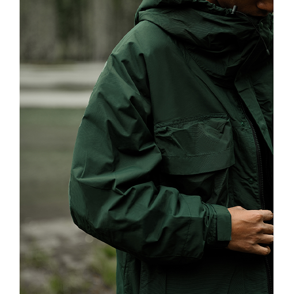 Front pocket design jacket E3036