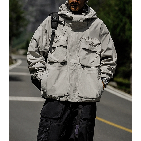 Front pocket design jacket E3036