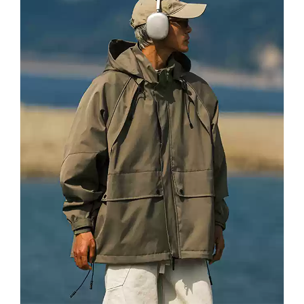 Front pocket design jacket E3041