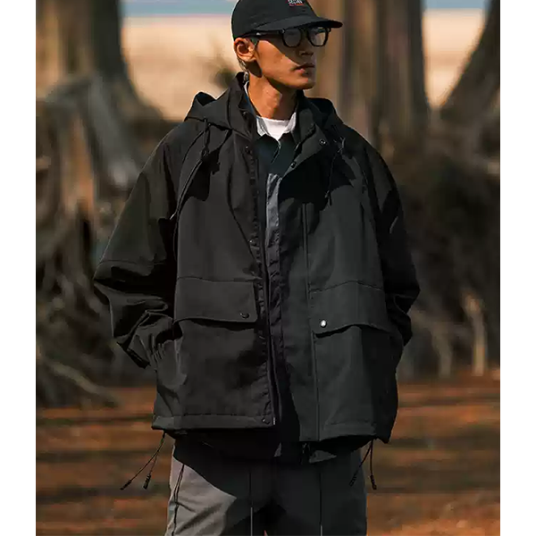 Front pocket design jacket E3041