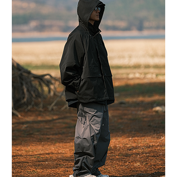 Front pocket design jacket E3041