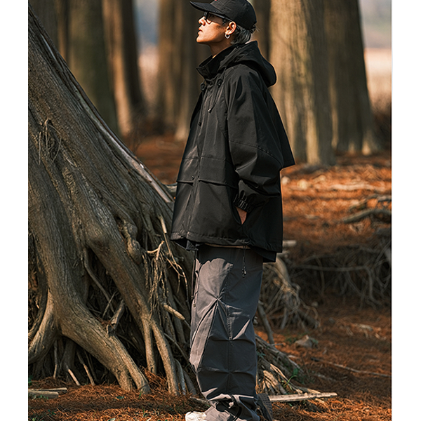 Front pocket design jacket E3041