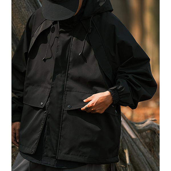Front pocket design jacket E3041