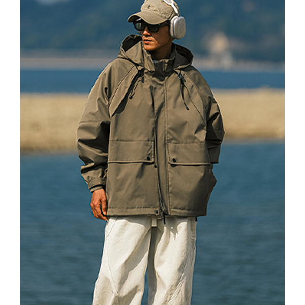 Front pocket design jacket E3041