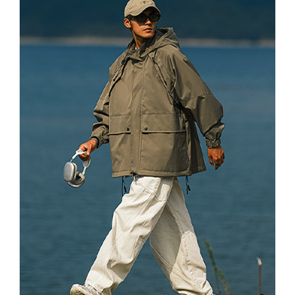 Front pocket design jacket E3041