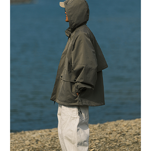 Front pocket design jacket E3041